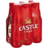 Castle Lager Beer Bottles 6 x 330ml