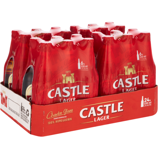 CASTLE LAGER BEER CAN 24 x 330ML