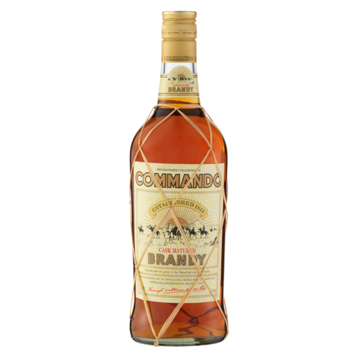 Commando Cask Matured Brandy Bottle 750ml
