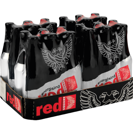 Red Square Energiser Vodka Bottles 24 x 275ml