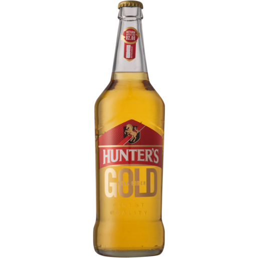 Hunter's Gold Real Cider Bottle 12 x 660ml