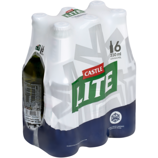 CASTLE LITE BEER CAN 6 x 340ML