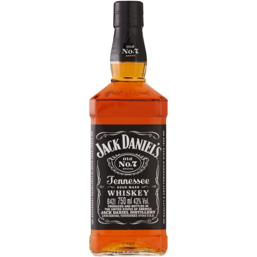 JACK DANIELS TENNESSEE WHISKEY 750ML