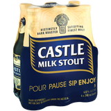 Castle Milk Stout Beer Bottle 6 x 330ml