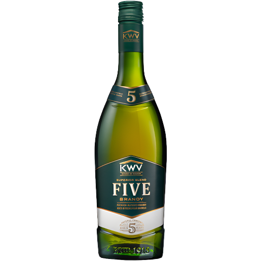 KWV 5 Year Old Brandy Bottle 750ml