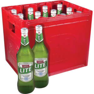 Castle Lite Beer Bottle 12 x 660ml