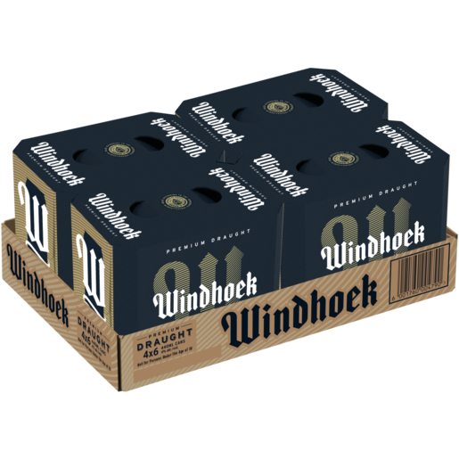 Windhoek Premium Draught Can 24 x 440ml