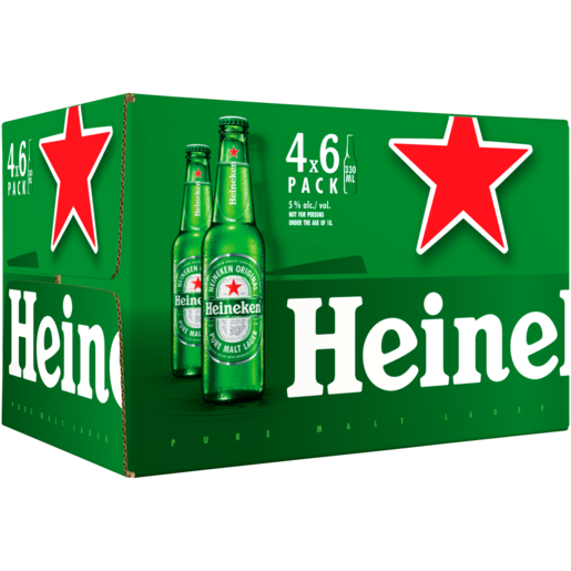 Heineken Pure Malt Lager Beer Boxs 24 x 330ml