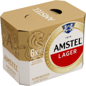 Amstel Lager Beer Cans 6 x 440ml