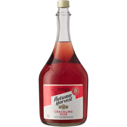 Autumn Harvest Crackling Rose Crisp Wine Bottle 1.5L