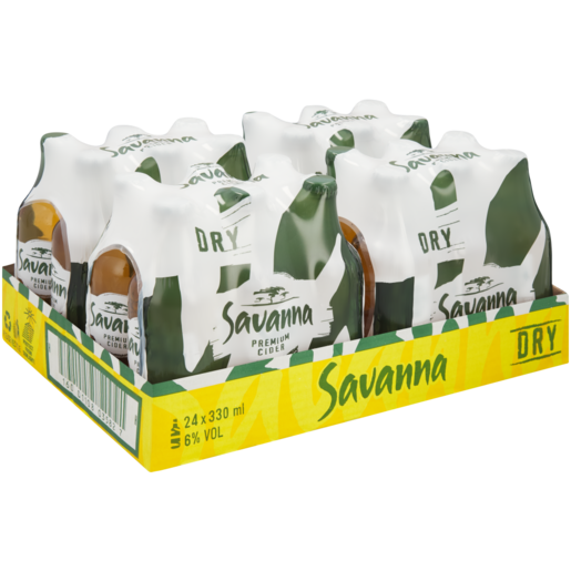 SAVANNA DRY PREMIUM CIDER 24 x 330ml