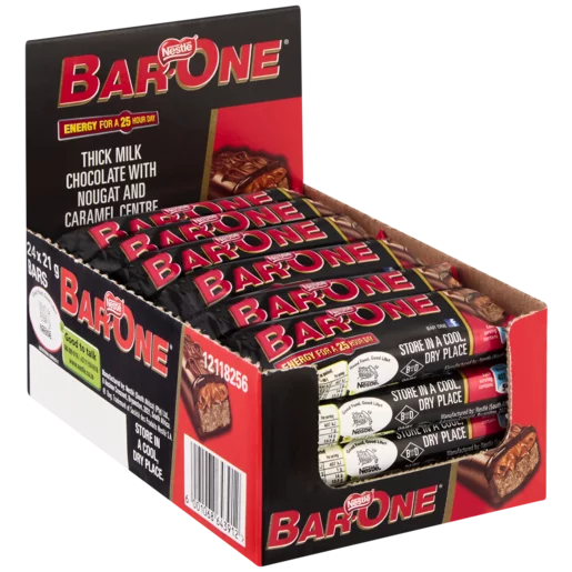 BAR ONE CHOCOLATE BAR 24 x 21g