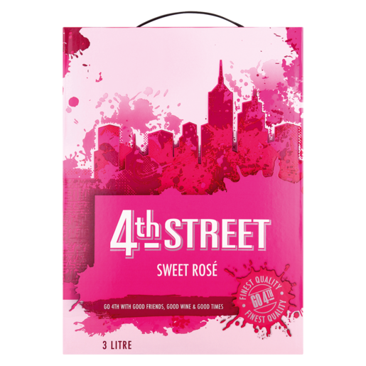 4th Street Sweet Rosé Wine Box 3L