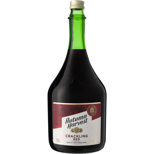Autumn Harvest Red Crackling Wine Bottle 1.5L