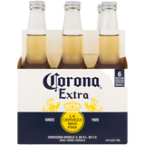 CORONA EXTRA BEER BOTTLE 6X355ML
