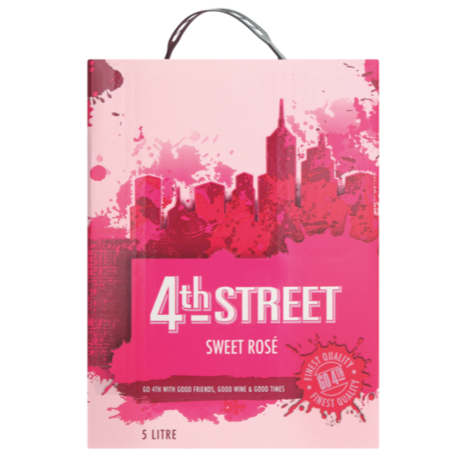 4th Street Sweet Rosé Wine Box 5L