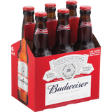 Budweiser Beer Bottles 6 x 330ml