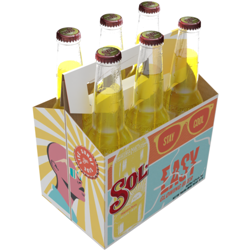 Sol Cerveza Limited Edition Beer Bottles 6 x 330ml