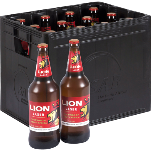 Lion Lager Beer Bottles 12 x 750ml