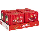 CASTLE LAGER BEER CAN 24X500ML