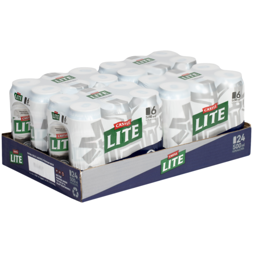 CASTLE LITE BEER CAN 24 x 500ML
