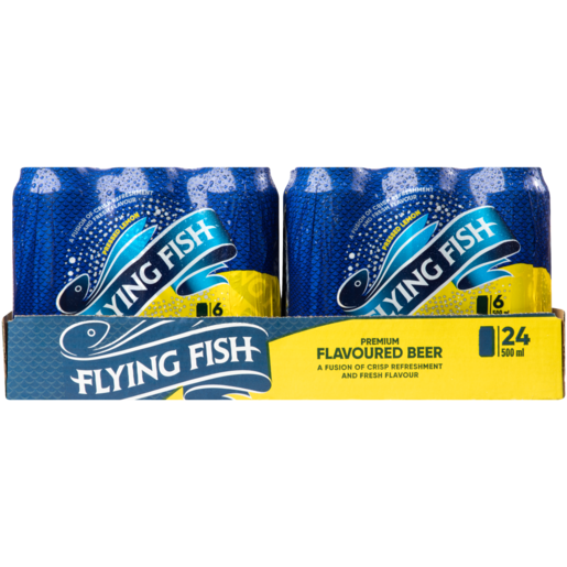 FLYING FISH PRESSED LEMON BEER CAN 24 x 500ML