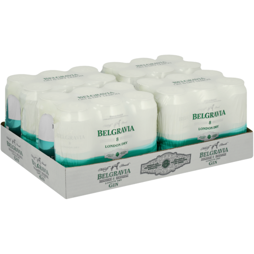 BELGRAVIA GIN & DRY LEMON CAN 24x 440ML