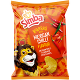 120g x 24 Simba Mexican Chilli Flavoured Potato Chips