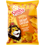 120g x 24 Simba Creamy Cheddar Flavoured Potato Chips