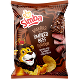 120g x 24 Simba Smoked Beef Flavoured Potato Chips