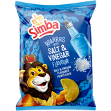 120g x 24 Simba Salt & Vinegar Flavoured Potato Chips