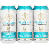 MAYFAIR London Dry Gin & Dry Lemon Cans 6 x 440ml