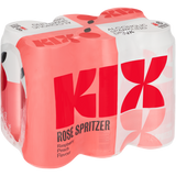 Kix Raspberry Peach Flavour Rosé Spritzer 6 x 440ml