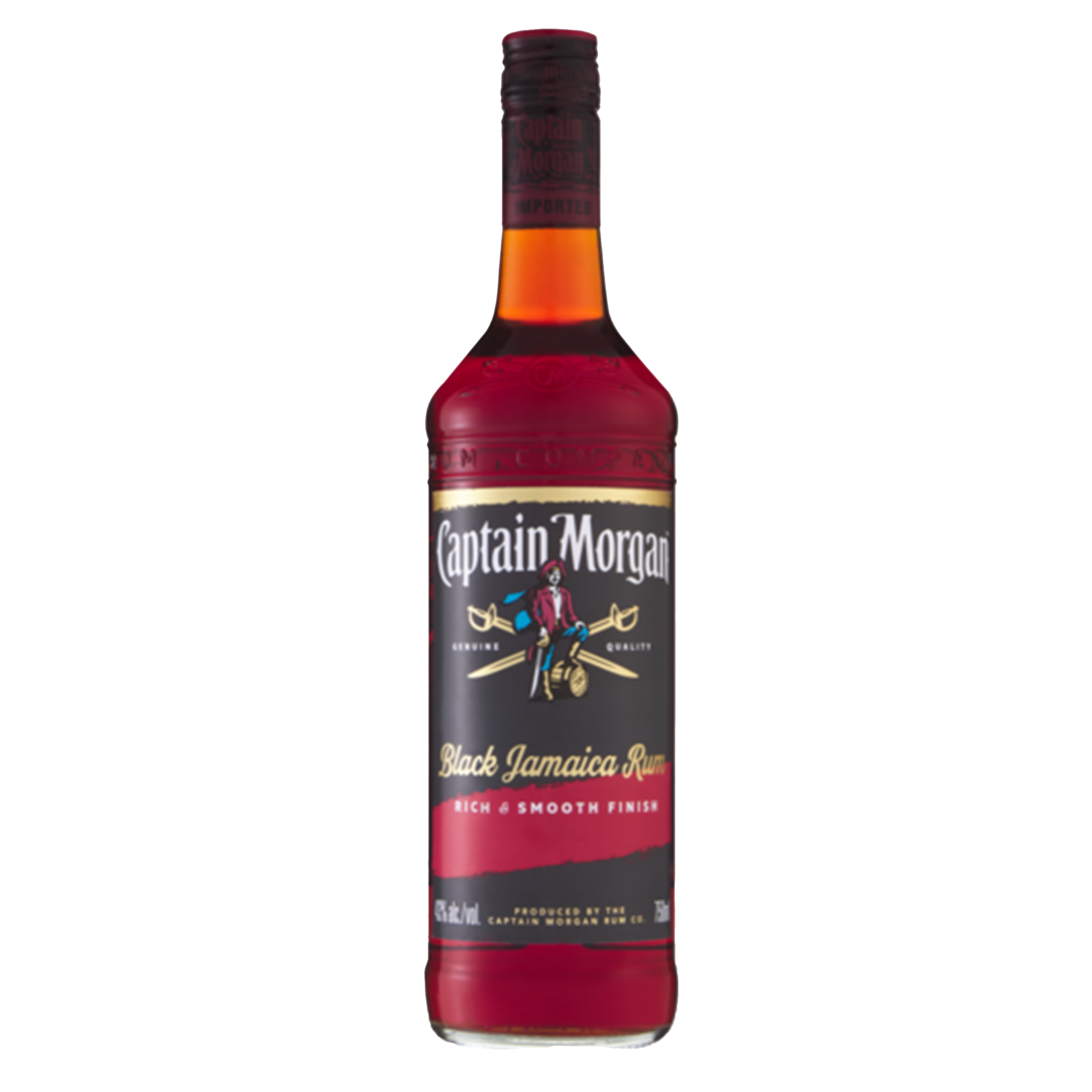Captain Morgan Black Jamaica Rum Bottle 750ml