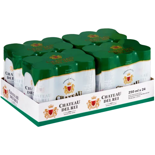 Chateau Del Rei Sweet Perle Sparkling White Wine Can 6 x 250ml