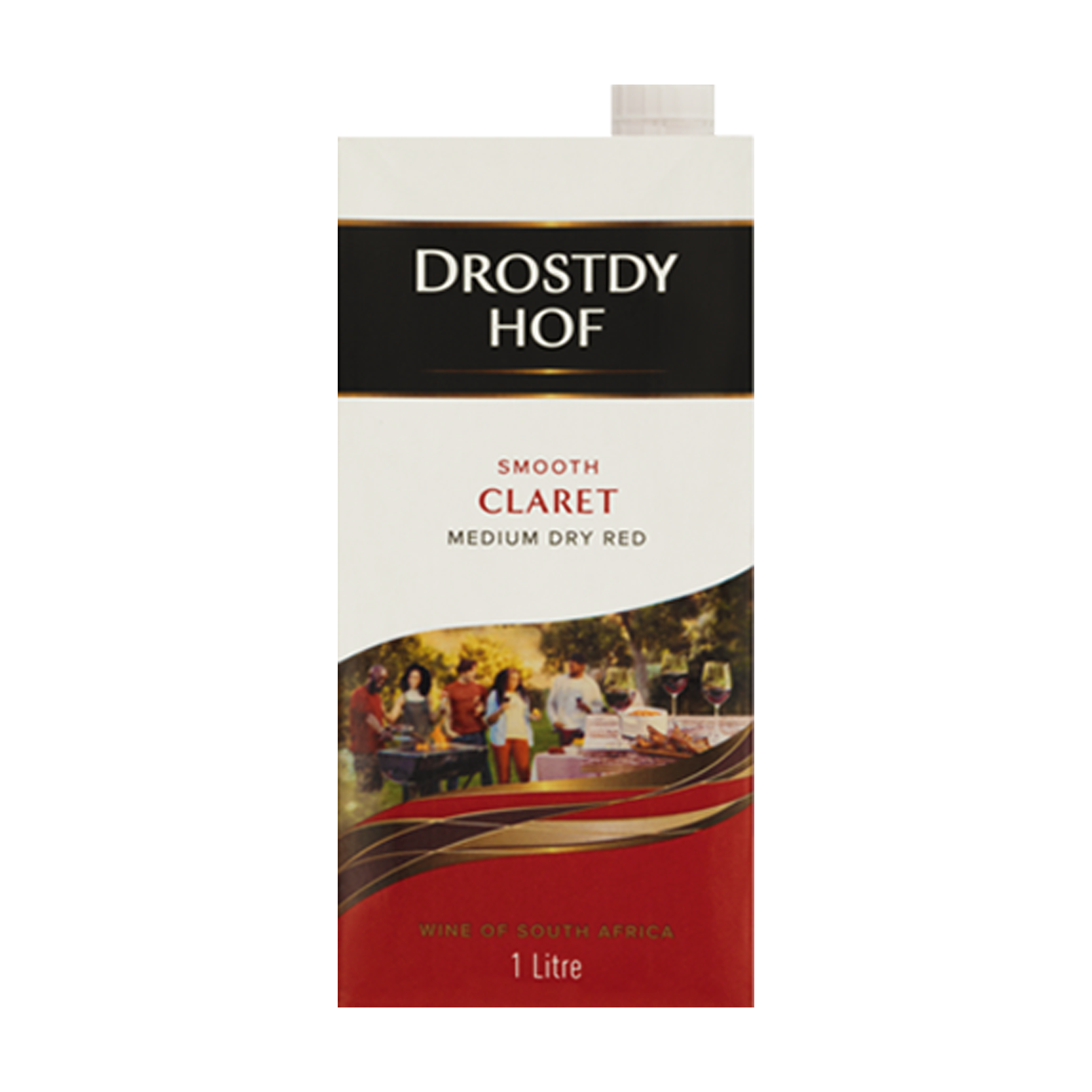 DROSTDY HOF SMOOTH CLARET RED WINE 1L