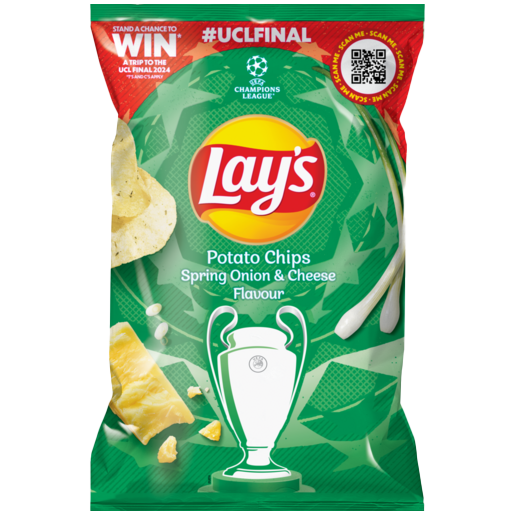 120g x 20 Lay's Spring Onion & Cheese Flavour Potato Chips