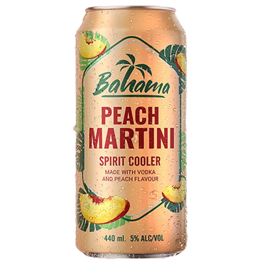 Bahama Peach Martini Spirit Cooler 6 x 440ml
