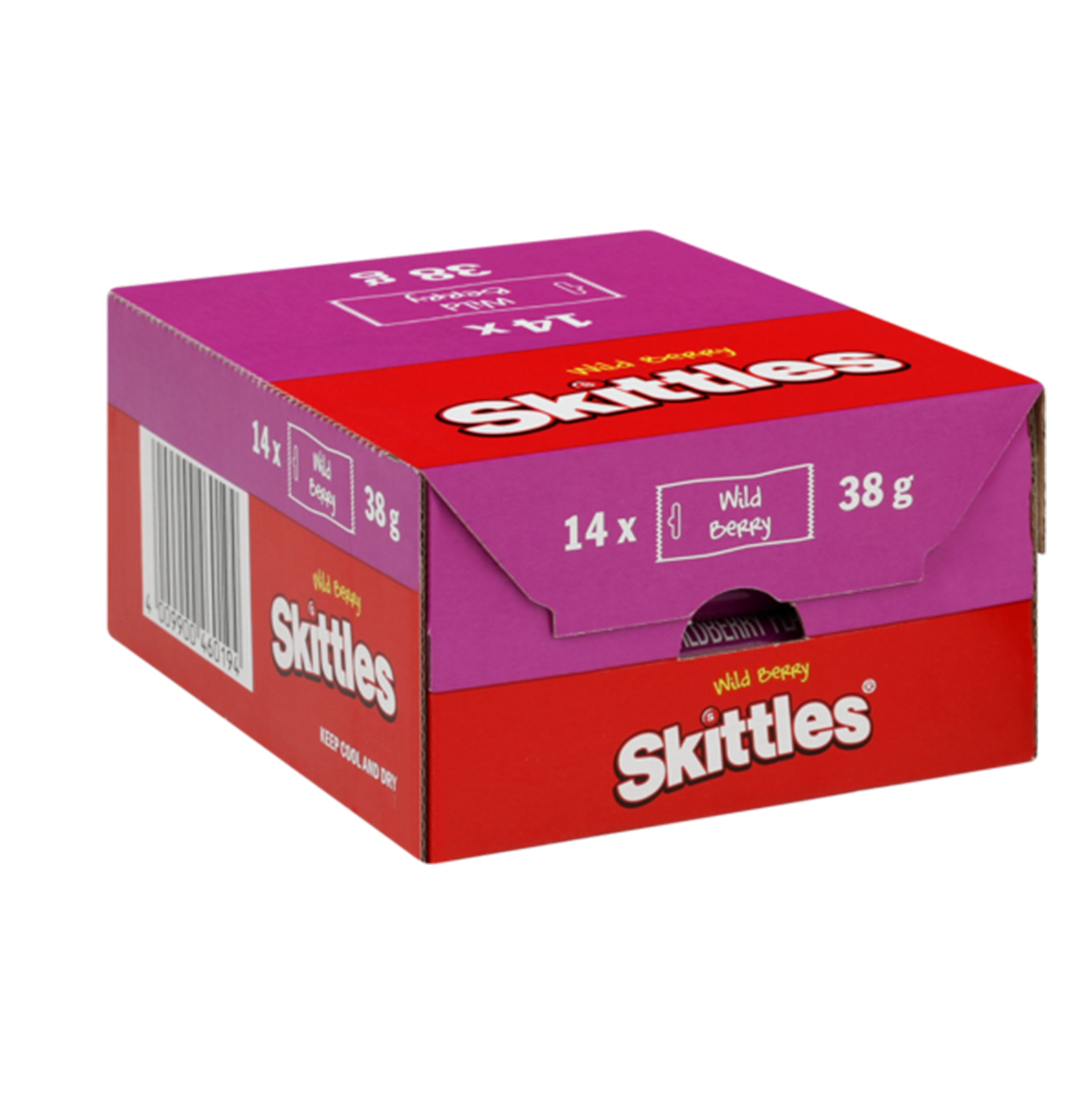 SKITTLES FRUITS / WILD BERRY 14 X 38g