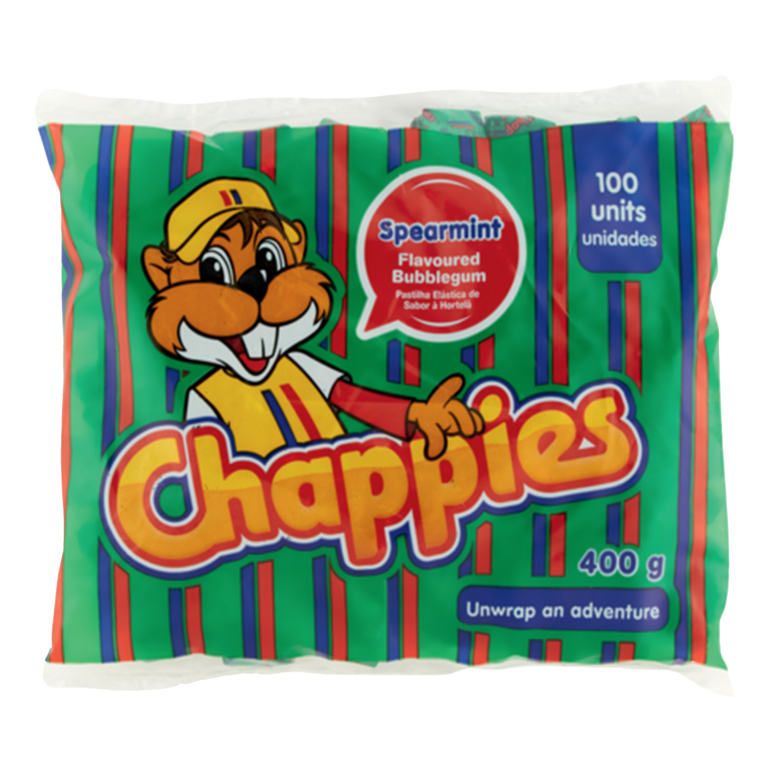 CHAPPIES SPEARMINT BUBBLEGUM 400g