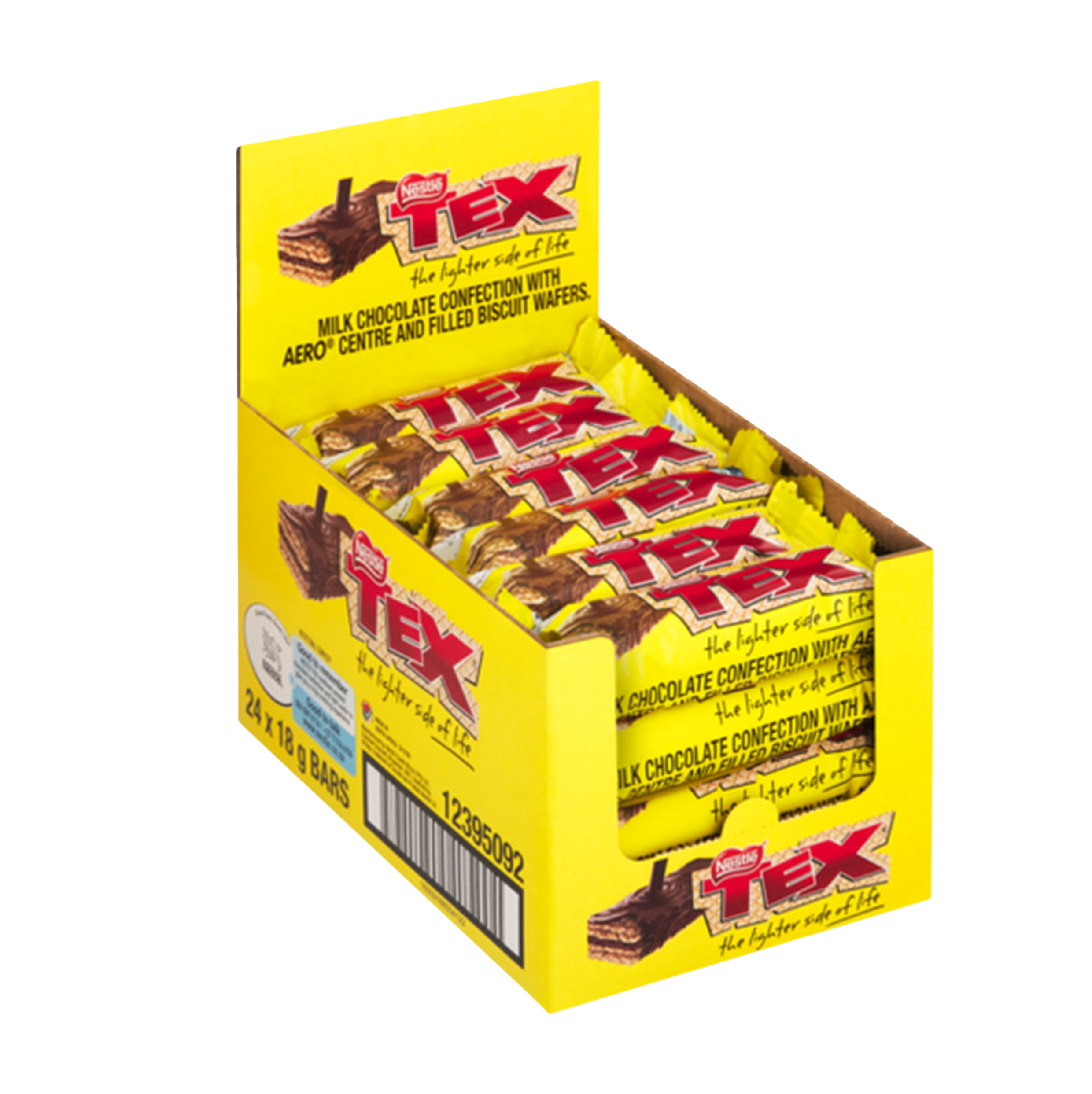 TEX CHOCOLATE BARS 24 x 18g