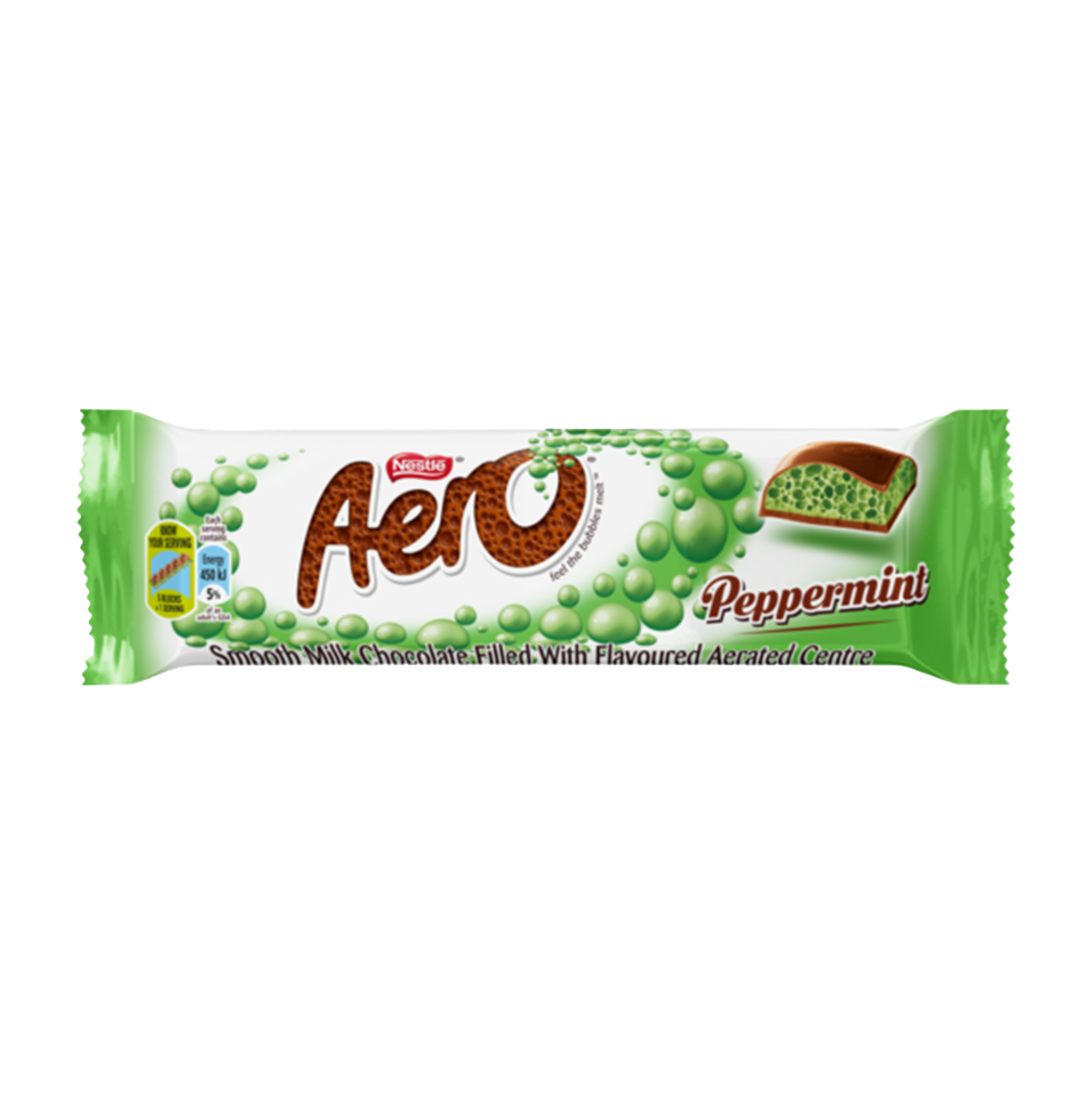 AERO PEPPERMINT MILK CHOCOLATE BARS 40 x 40g