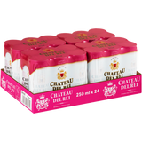 Chateau Del Rei Sparkling Semi Sweet Rosé Cans 24 x 250ml