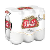 Stella Artois Beer Cans 6 x 410ml