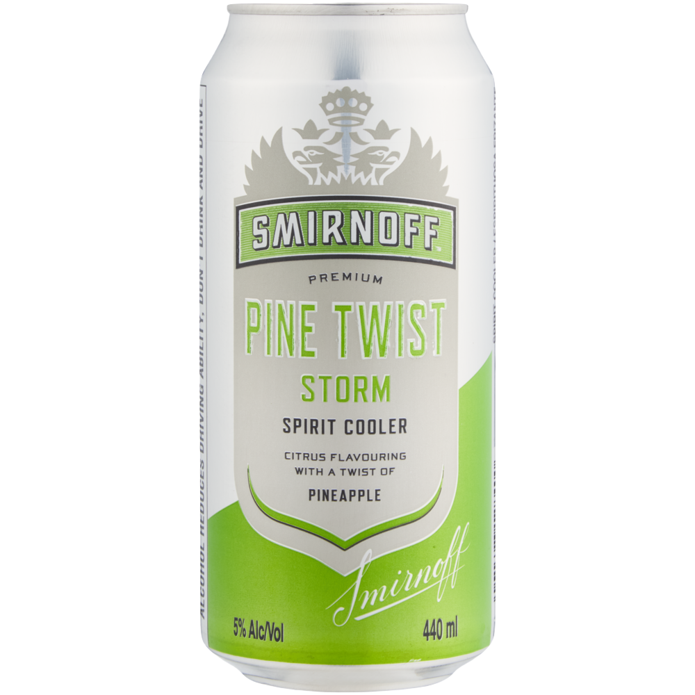 SMIRNOFF PINETWIST SPIRIT COOLER 24 x 440ML