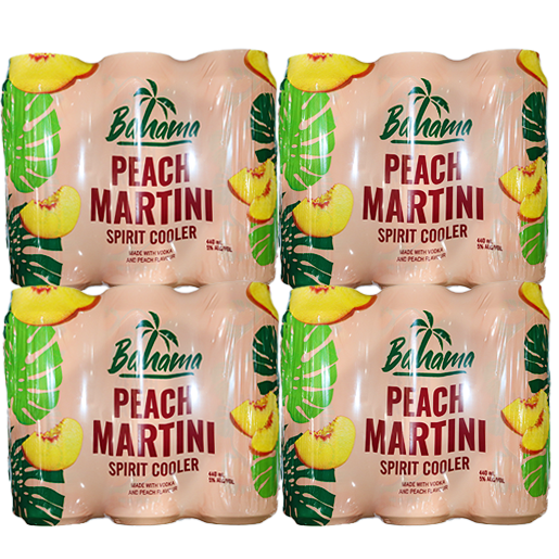 Bahama Peach Martini Spirit Cooler 24 x 440ml