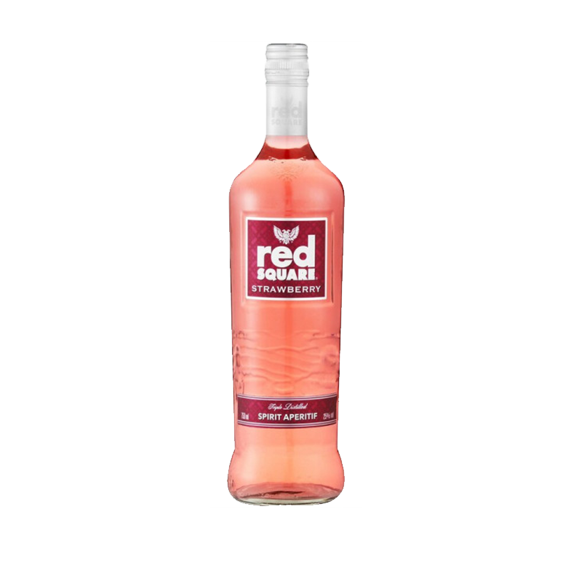 Red Square Strawberry Vodka Bottle 750ml