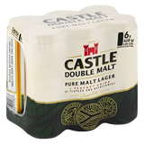Castle Double Malt Beer 6 x 410ml