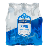 Smirnoff Spin Premium Spirit Cooler 6 x 300ml