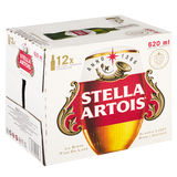 Stella Artois Pure Malt Lager Beer Bottles 12 x 620ml